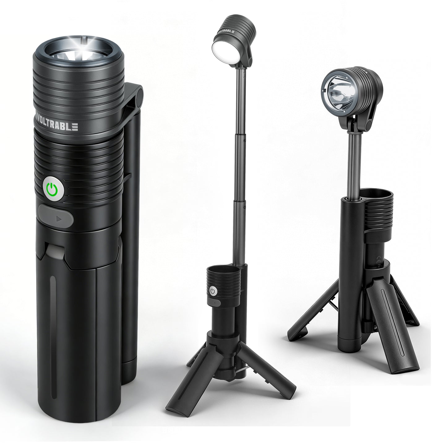 Multifunction Flashlight / Camping Light / Power Bank with Magnet & Telescopic Design