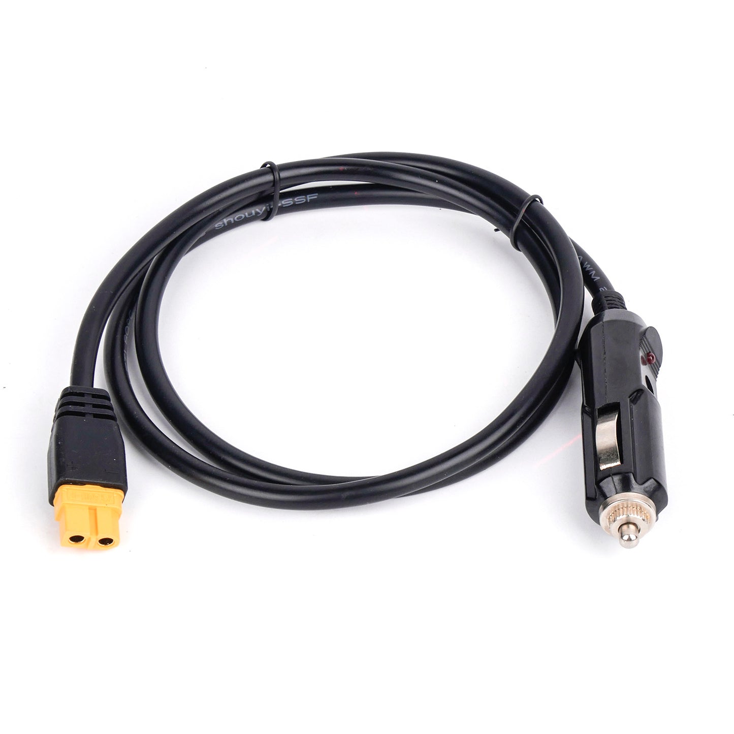 Cigarette Lighter to XT-60 Female Adapter Cable 1M with Fuse