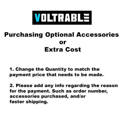 Purchase Optional Accessories Or Extra Cost